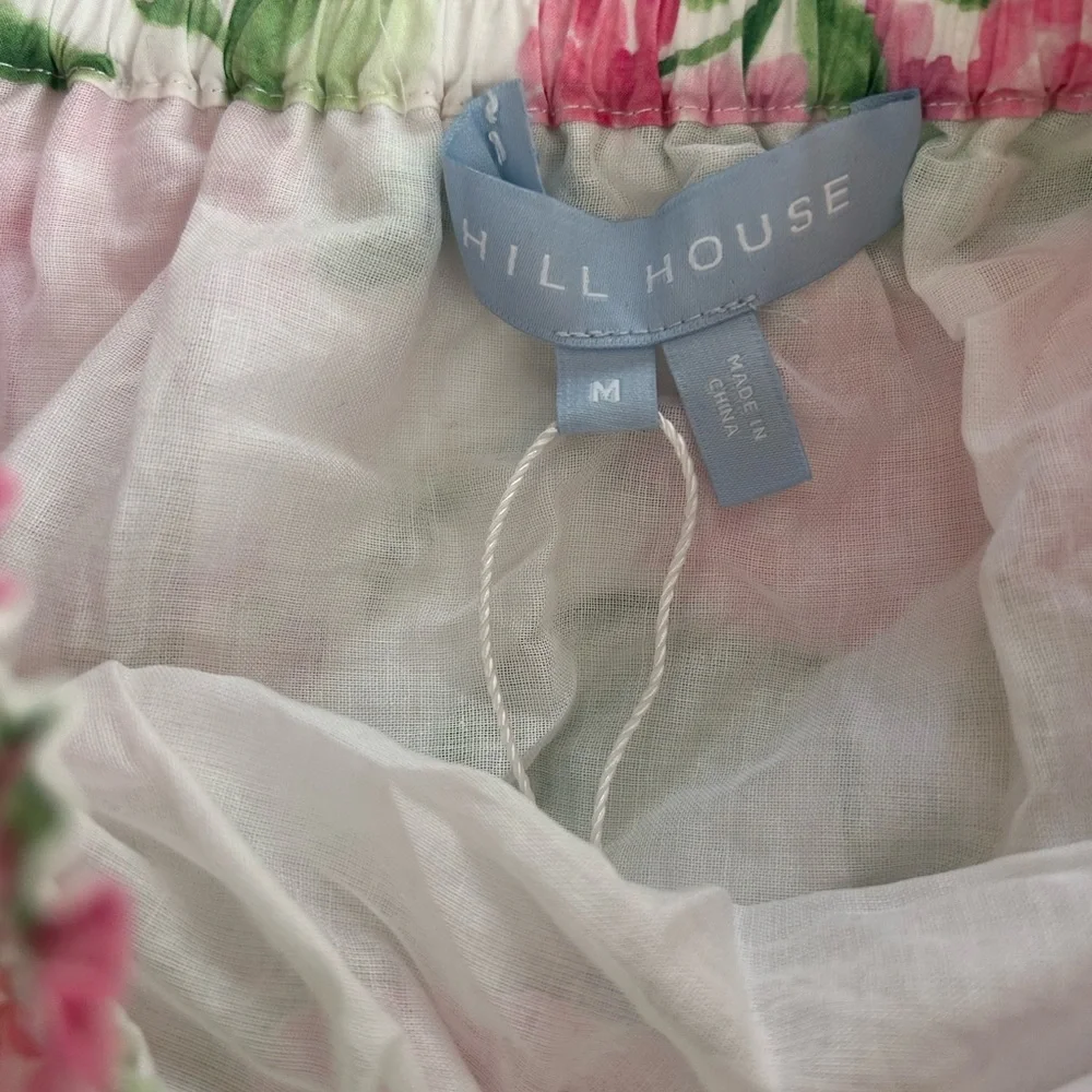 Hill House Paz Skirt Pink Hydrangeas size M NWT - Picture 4 of 6